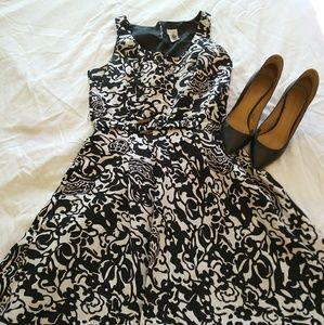 Black and white Cache dress